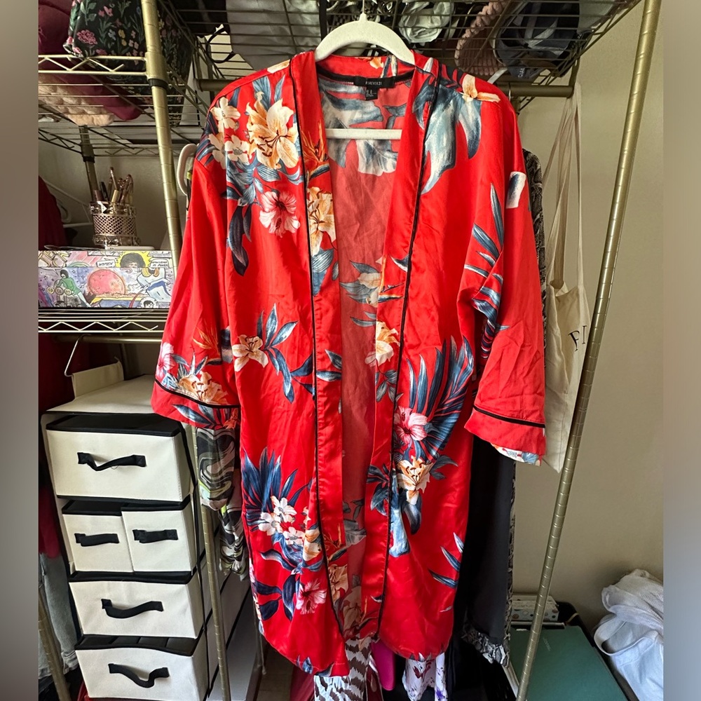 Vacation kimono inspired cover up